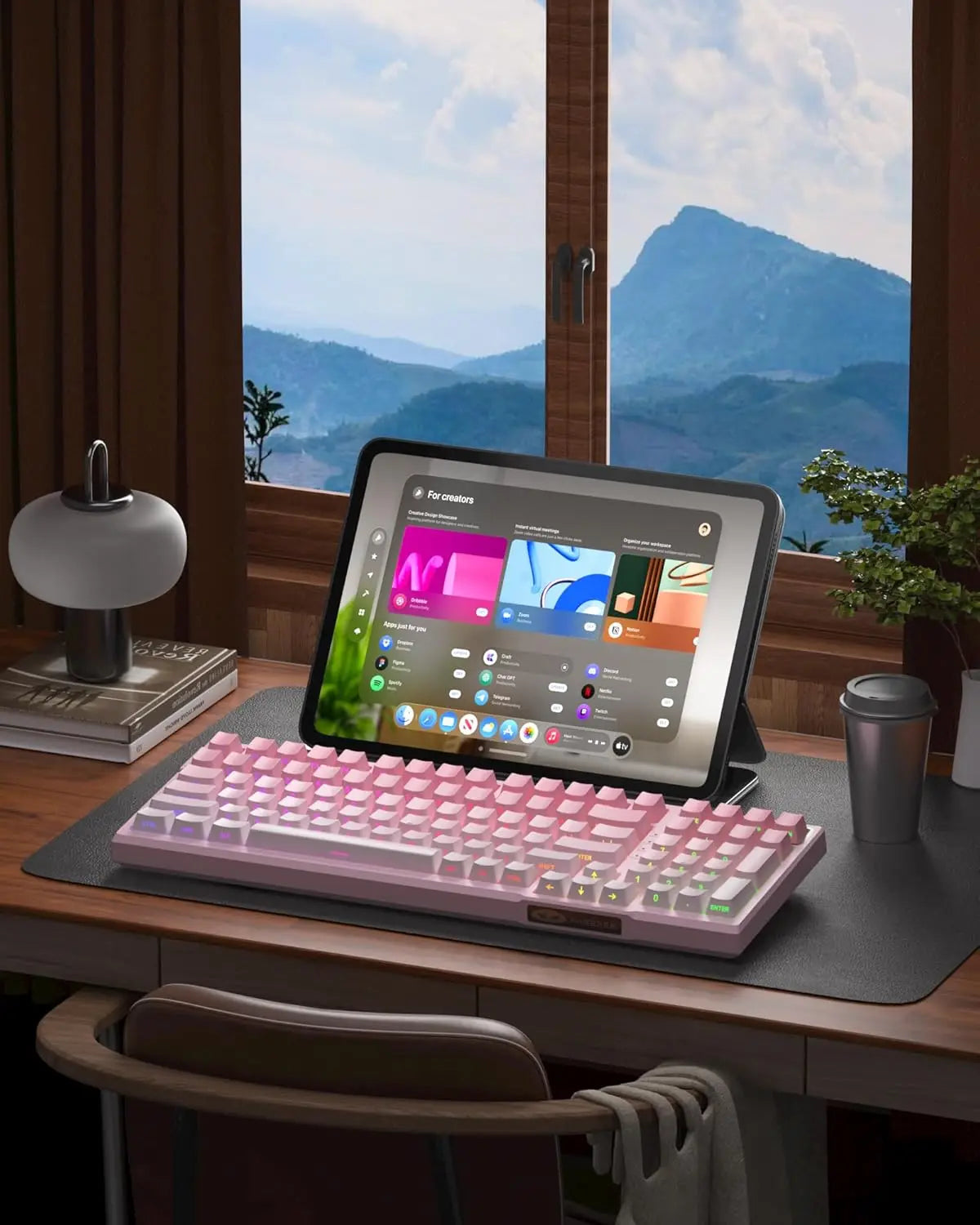 MageGee SKY98 Wireless Gasket Mechanical Gaming Keyboard, 96% Hot Swappable RGB 5-Layer Sound Padding, BT/2.4G/USB-C, NKRO