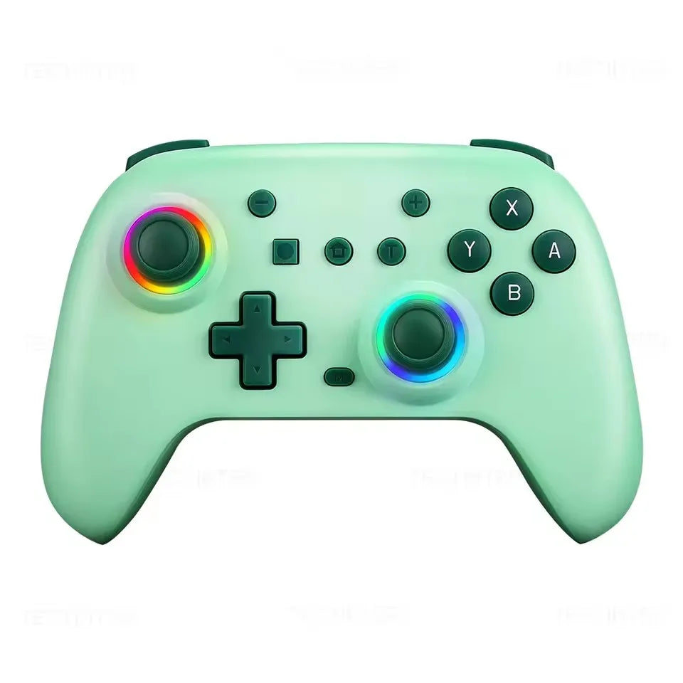 RGB Wireless Controller for  Switch/ OLED/ Lite/ Steam/ Android Gamepad PC Joystick Joypad Controle with Turbo Function