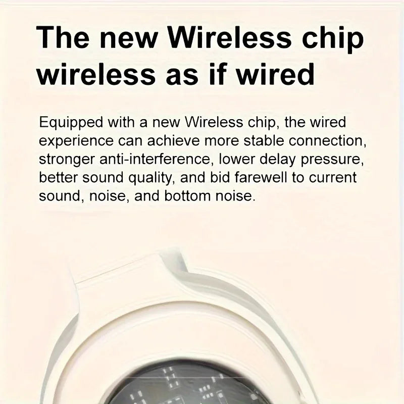 Wireless Bluetooth Earphone Stereo Hifi Headset Super Long Battery Life Game Earbuds Over-ear Wireless Headphones Blutooth